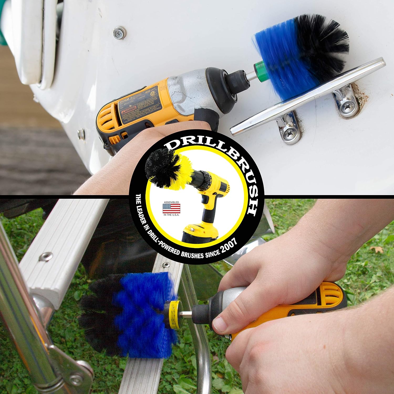 Drill Brush Boat Accessories Cleaning Supplies Scrub Brush Boat