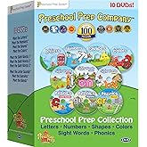 Preschool Prep Series Collection - 10 DVD Boxed Set (Meet the Letters, Meet the Numbers, Meet the Shapes, Meet the Colors, Meet the Sight Words 1, 2 & 3, Meet the Phonics - Letter Sounds, Digraphs & Blends