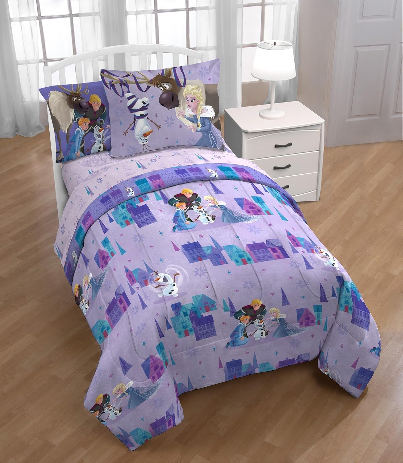 Amazon Com Disney S Frozen Olaf Family Ties Twin 5 Piece