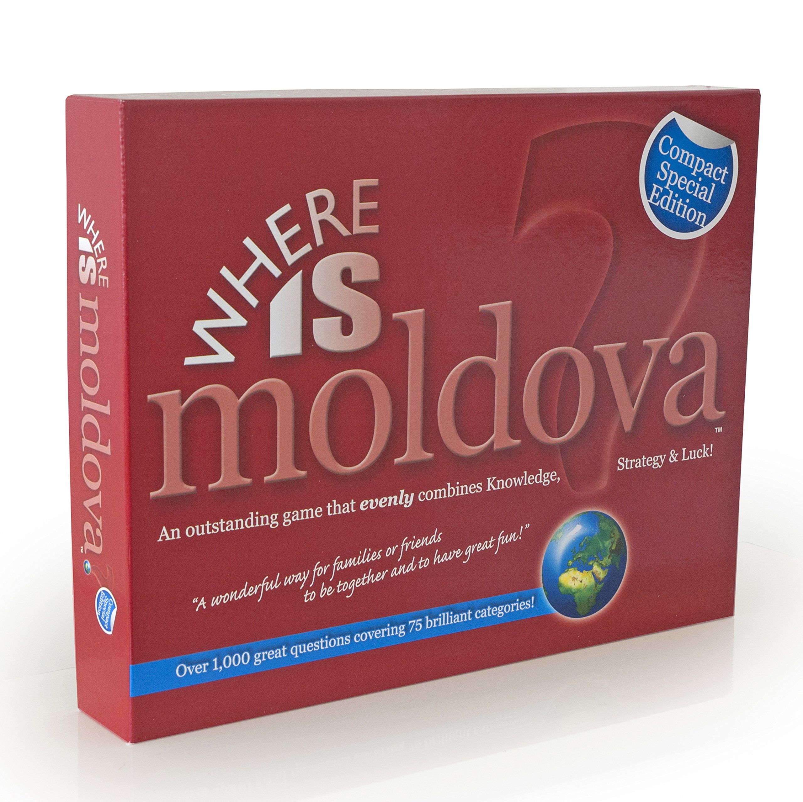 Where is Moldova: Classic Family Board Game Educational and Fun Trivia Quiz For All Ages! Suitable for Family, Teens, Kids and Adults: Top Class Quality Game For All Time