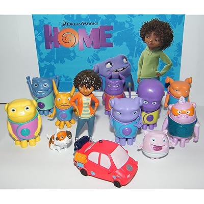 Dreamworks Home Mini Figure Toy Play Set of 13 with Malaysia