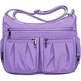 VOLGANIK ROCK Crossbody Purses for Women Shoulder Handbags Lightweight Waterproof Nylon Travel Bag Ladies Pocketbooks