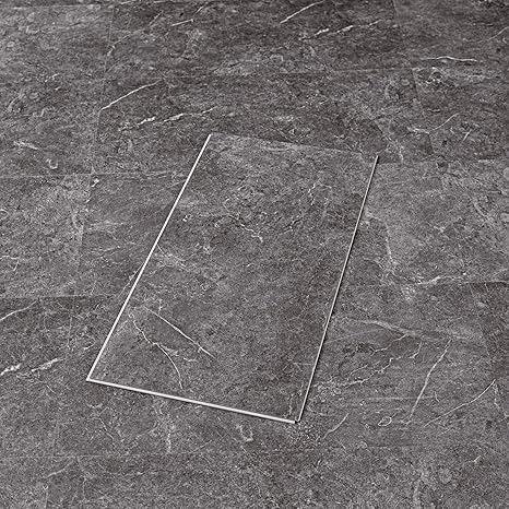 Amazon フロアタイル 置くだけ はめ込みタイル 接着剤不要 床暖房対応 100 防水 木目 賃貸ok 8枚 12枚セット フローリング シデフロア 下地シート付き ペット対応 浴室対応 シロアリ対策 サンプル 15cm 10cm ブラック大理石 フローリングシート