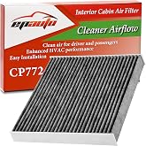 EPAuto CP772 (CF12772) Cabin Air Filter Replacement for Ford and Lincoln | Ford Bronco, Bronco Sport, Escape, Explorer, Maverick, Mustang Mach-E, Ranger, Lincoln Aviator, Corsair &ndash; Fits 2020-2026