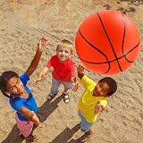POTWPOT 5pc Inflatable Sport Balls Set w/ Pump - Football Basketball Volleyball view 4