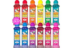 LANCASTER BINGO COMPANY Dabbin' Fever Bingo Daubers Bulk Case - 144 Daubers (12 Dozen) Assorted Colors, 3oz (390468OLD)