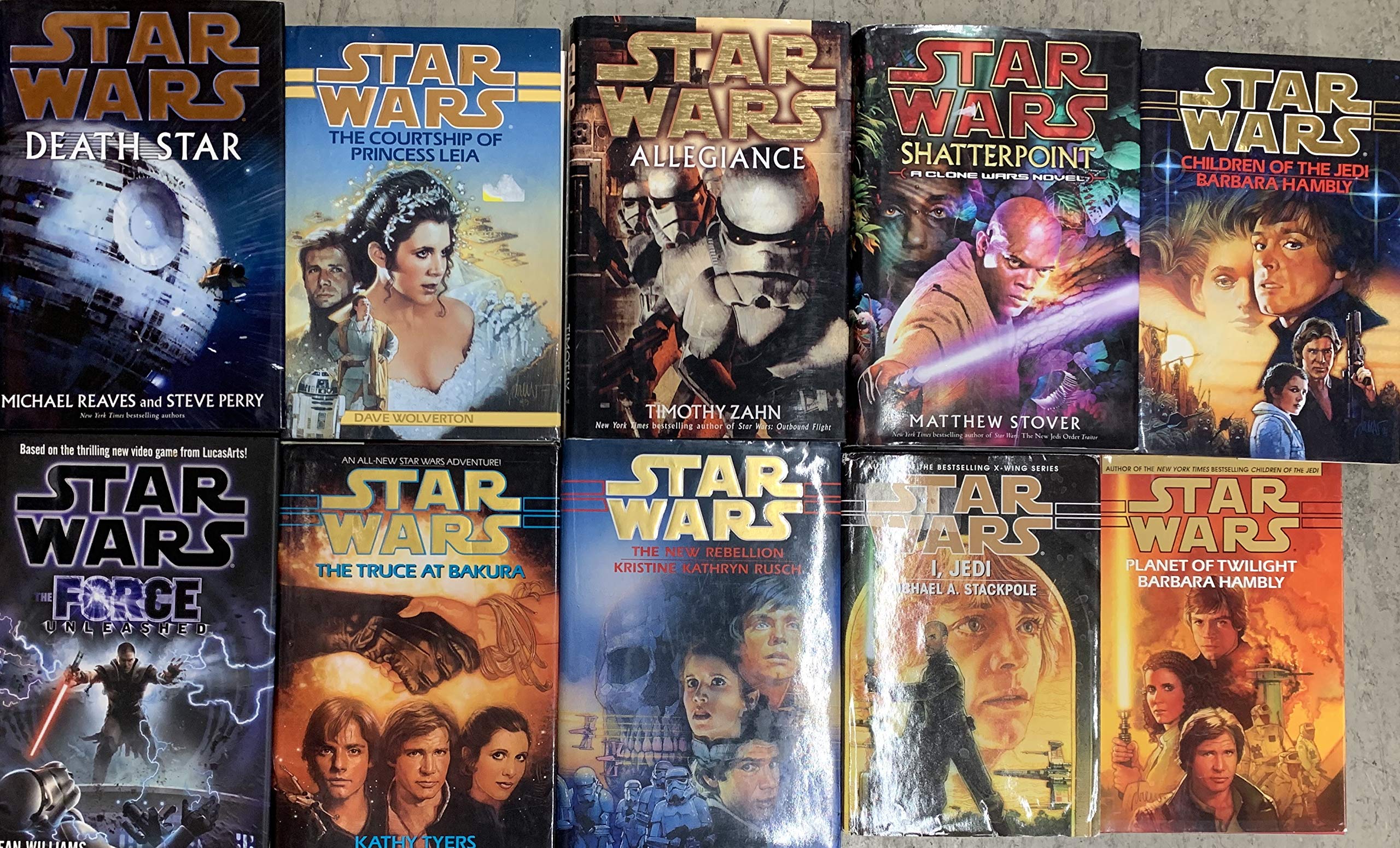 star wars book collection for sale