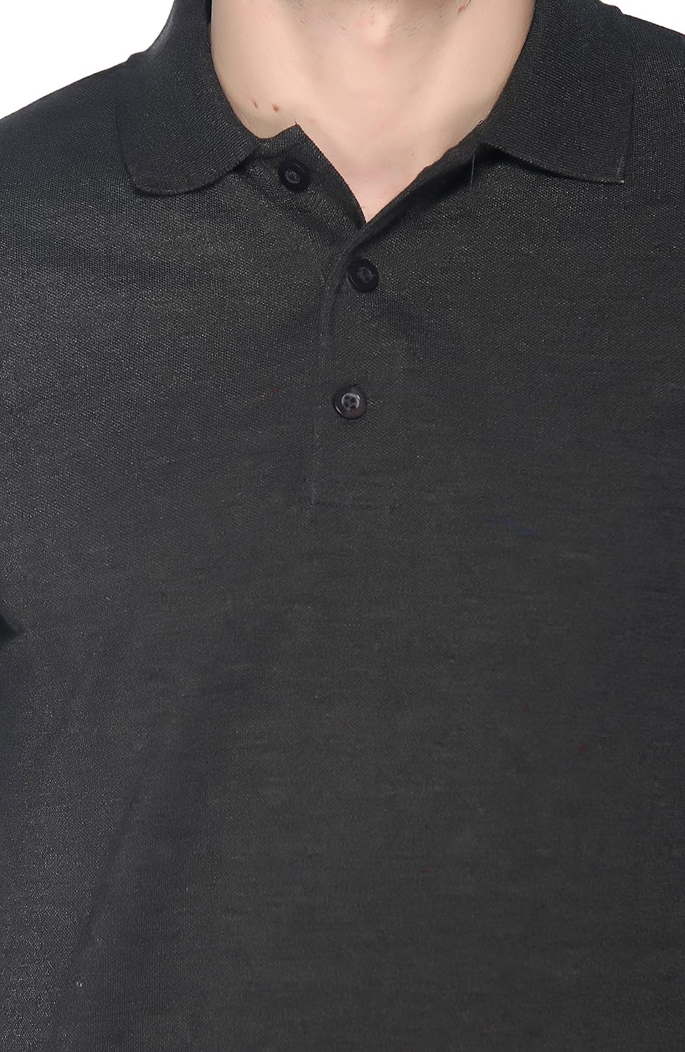 pikmee fastees half sleeve casual neck collar polo t-shirt for men