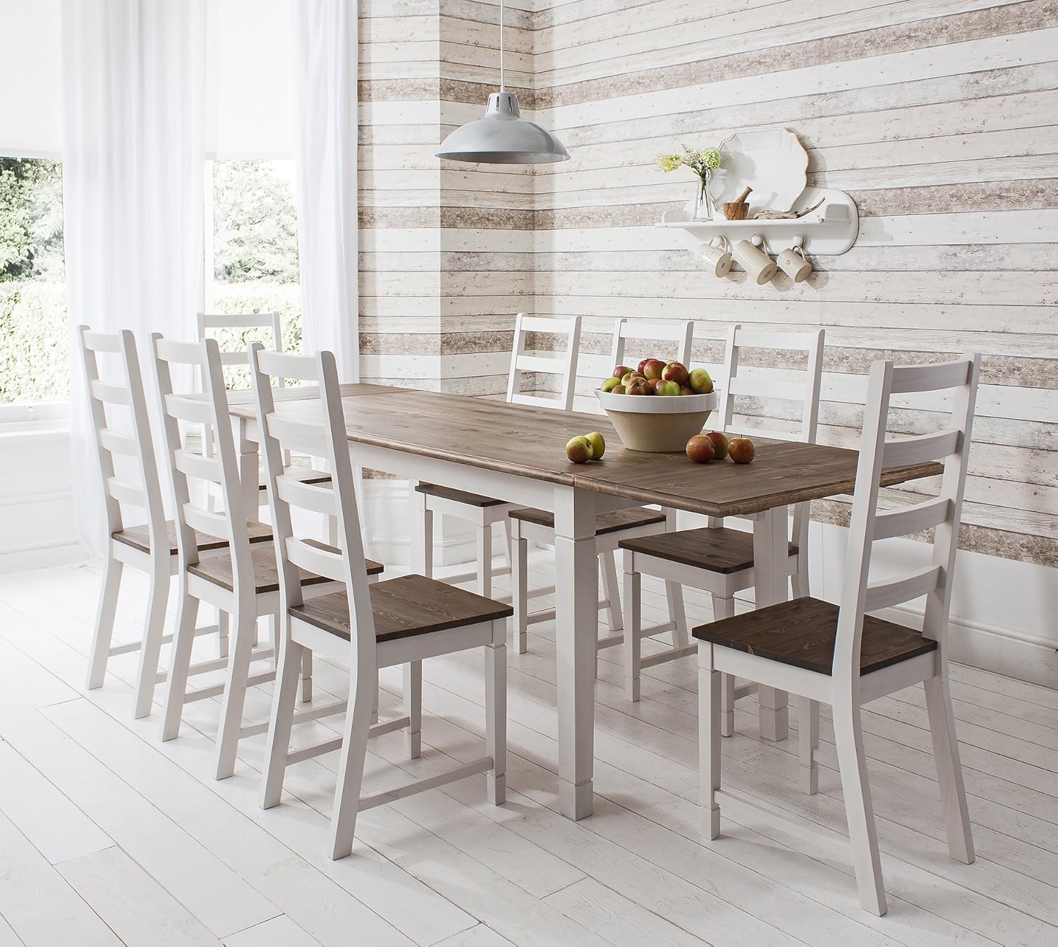 Noa and Nani Canterbury Extending Dining Table 2 x Extension Leaves