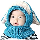 Bienvenu Baby Girls Boys Winter Hat Scarf Earflap Hoodie Scarves Skull Caps