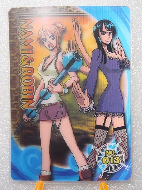 Amazon ワンピース One Piece ３ｄカードコレクション １０ｔｈ ナミ ロビン アニメ 萌えグッズ 通販