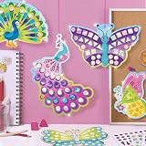 Imagimake Mirror Mosaic Butterfly & Peacock 450+ Foil Stickers Kit view 5