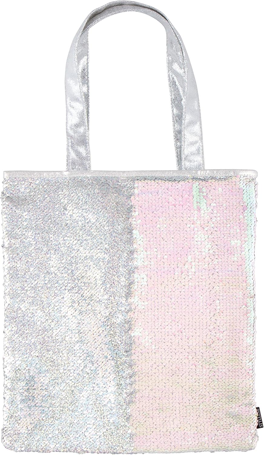 iridescent tote bag