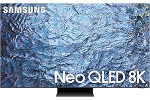 SAMSUNG 85-Inch Class Neo QLED 8K QN900C Series Mini LED Quantum HDR Smart TV with Infinity Screen, Dolby Atmos, Object Tracking Sound Pro, Alexa Built-in (QN85QN900C, 2023 Model),Titan Black