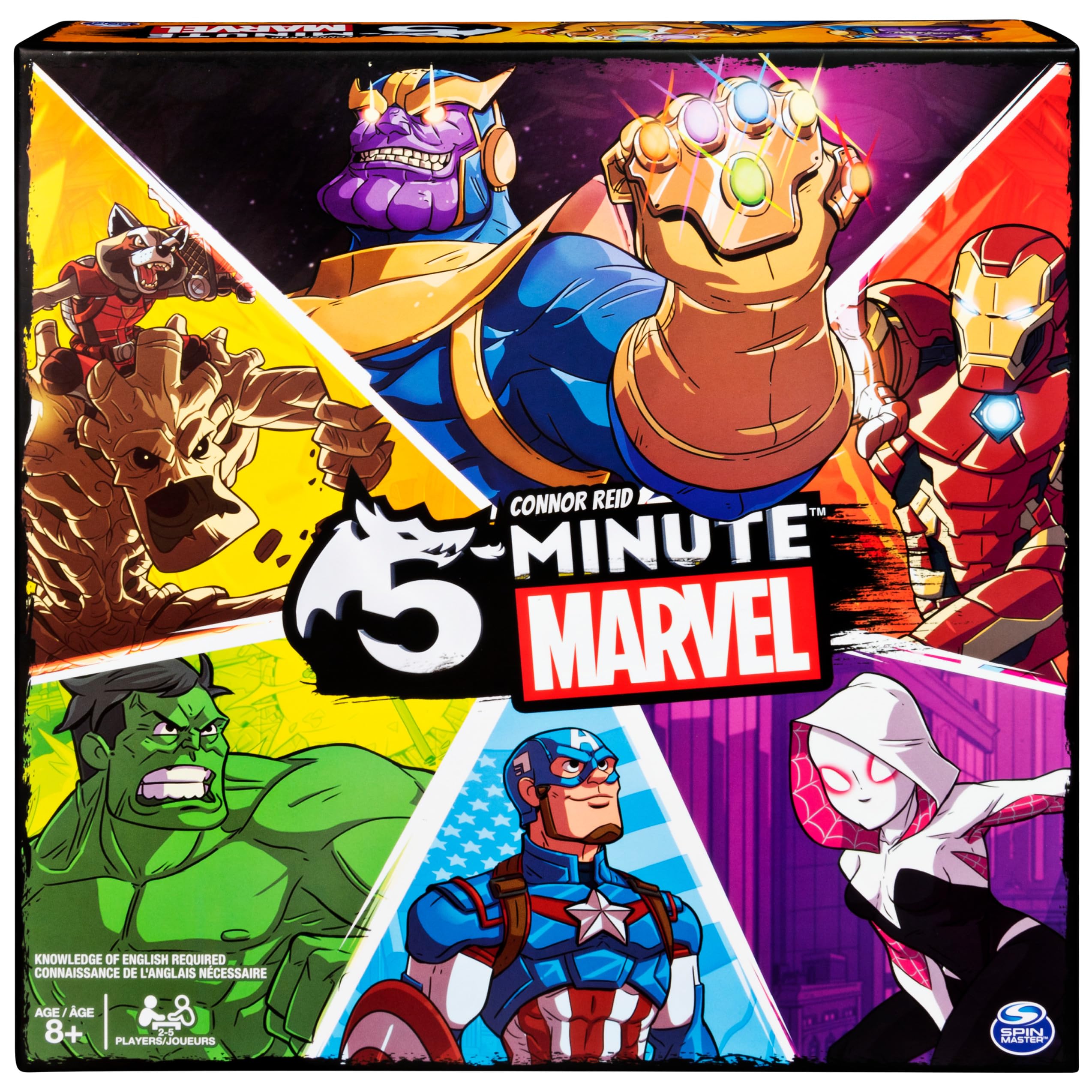 Spin Master Games 5 Minute Marvel - English