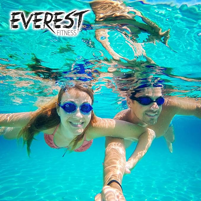 EVEREST FITNESS Gafas de natación con protección Anti-Niebla ...