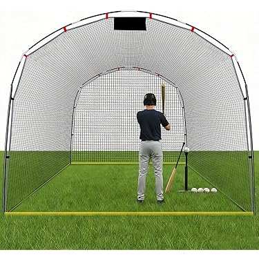 Kit De Cage De Frappe Pour Baseball/softball (jambe Droite) - Acier, à
