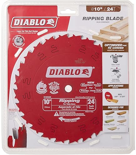 Diablo D1030X Plywood Saw Blade - 10-Inch 30-Tooth For Superior Rip Cuts