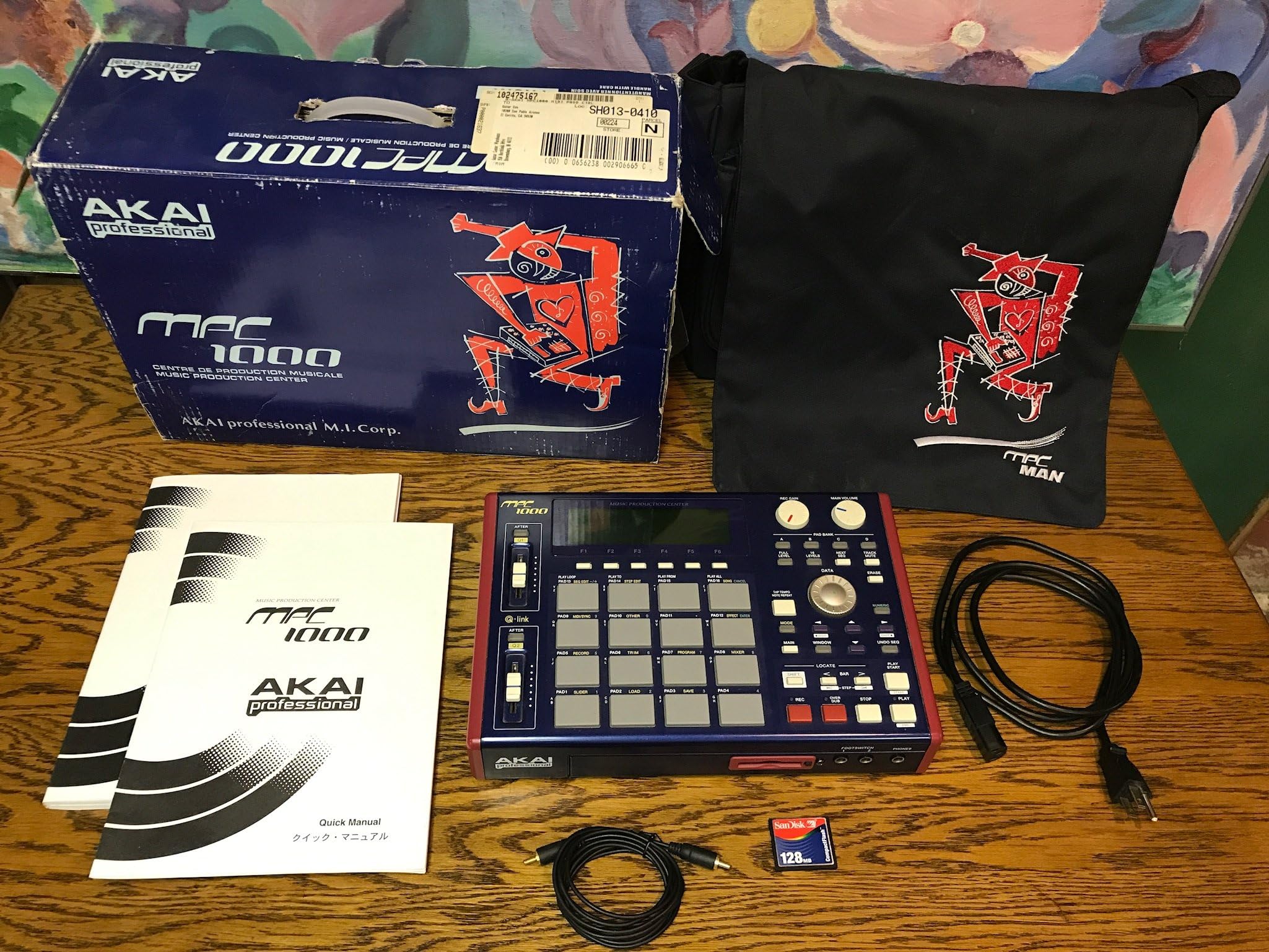Akai MPC1000 Music Production Center Blue