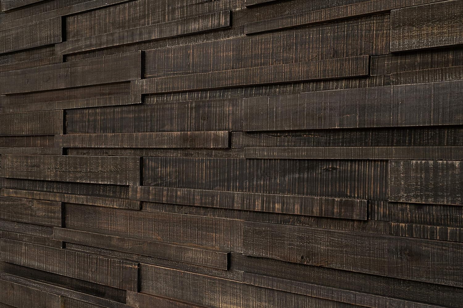 Amazon Com Woodywalls Long 3d Wall Panels Wood Planks Are Made From 100 Teak Each Wood Panel Is Handmade And Unique Premium Set Of 6 3d Wall Decor Panels