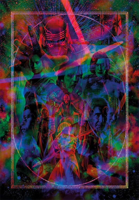 Puzzle 520 Piezas Star Wars EP VII-IX Marco Luz RGB - 35163