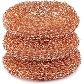 Full Circle Completely Copper Scrubbers 3 Pack, Heavy Duty, Pots, Cast Iron | Heavy-duty &amp; rust-resistant&mdash;tackles pots, pans, grills &amp; cast iron with ease