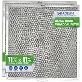 Stove Vent Filter 11.6x11.2&rdquo; 99010317 Fits Nutone Broan Range Hood Filter | Replacement BPQTF Ductless Hood Vent Filter Oven Exhaust Fan Grease &amp; Carbon Aluminum Mesh Screen Filters Kitchen Air (2-Pk)