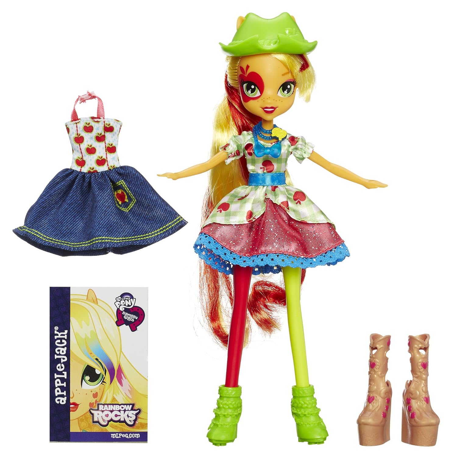 My Little Pony Equestria Girls Rainbow Rocks Applejack Doll with Fashions