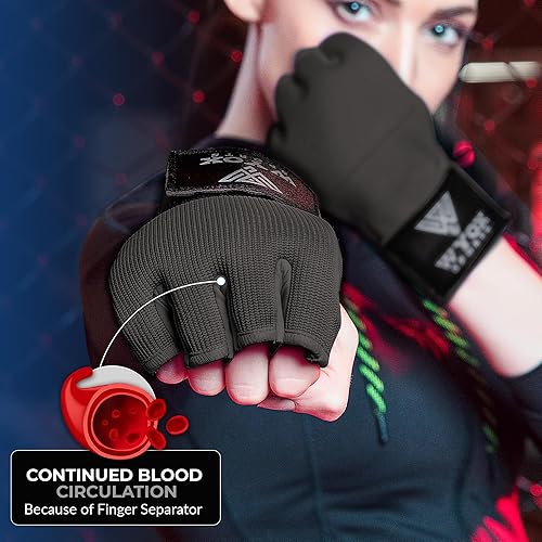 WYOX Gel Boxing Hand Wraps Inner Gloves for Men and Women, Quick