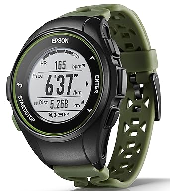 【クリックで詳細表示】[エプソン リスタブルジーピーエス]EPSON WristableGPS 腕時計 GPSランニングウォッチ 脈拍計測 J-50K