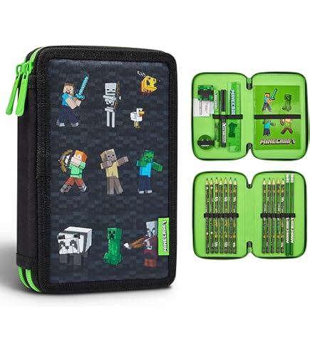 minecraft card binder Amazon.com: Minecraft Folders for School - Minecraft Binder Bundle Includes  Vinyl Binder and 2 Folders with Pockets Plus Stickers