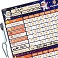 Behavior Chore Chart for Kids & Toddler - Original Fun Reward Chart at Home to Help Your Kid Thrive – Magnetic & Wall-Hanging Option – ADHD Tool for Kids - Responsibility Chart