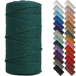 NOANTA Dark Green Macrame Cord 3mm x