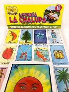 La Chalupa's Loteria Mexican Bingo Board Game by Tio Chente