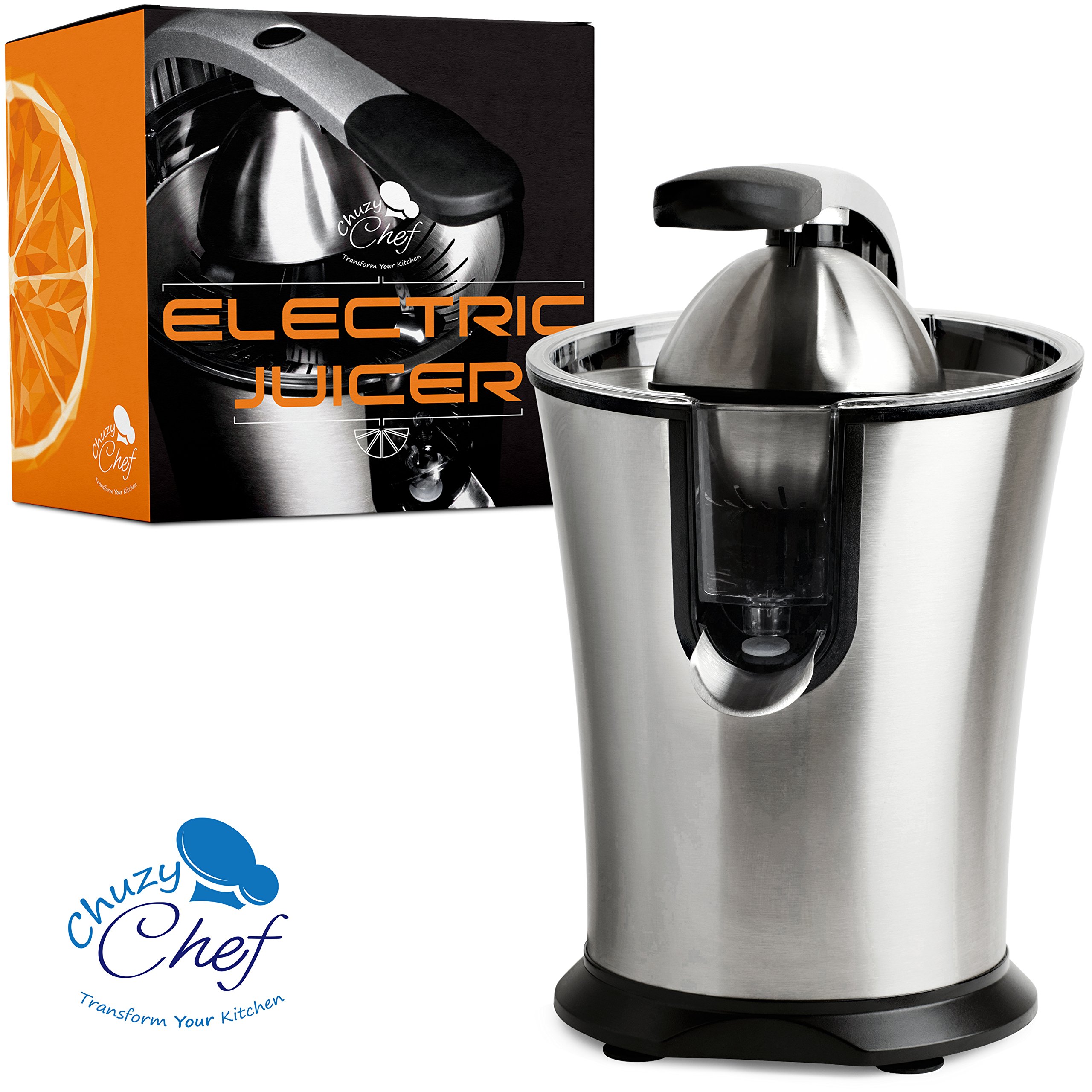 Stainless Steel Electric Citrus Juicer Compact Lemon, Lime or Orange Squeezer eBay