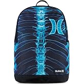 Hurley Unisex-Kids Graphic Backpack, Skeleton, One Size