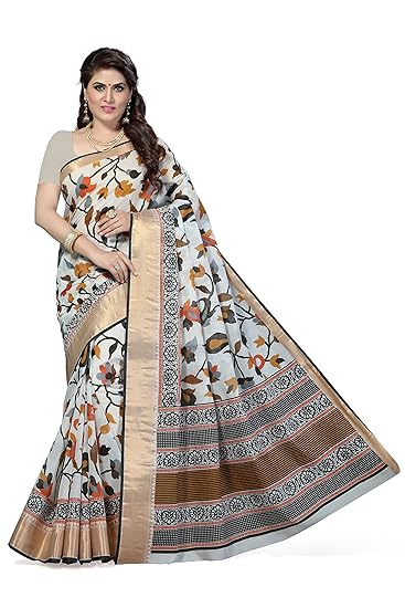 Poly Cotton Saree with Blouse Piece