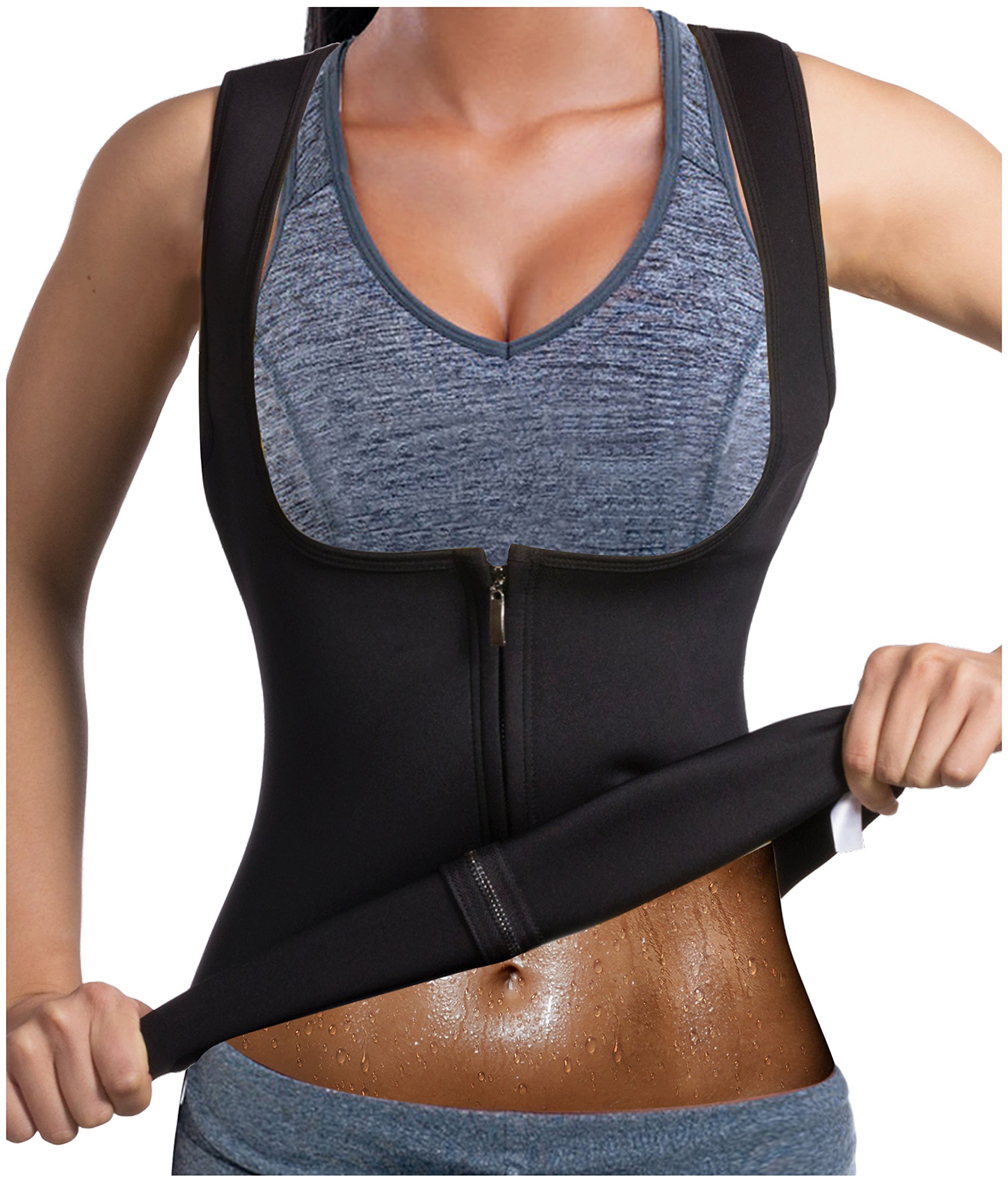 Gaodi Women Waist Trainer Vest Slim Corset Neoprene Sauna Tank