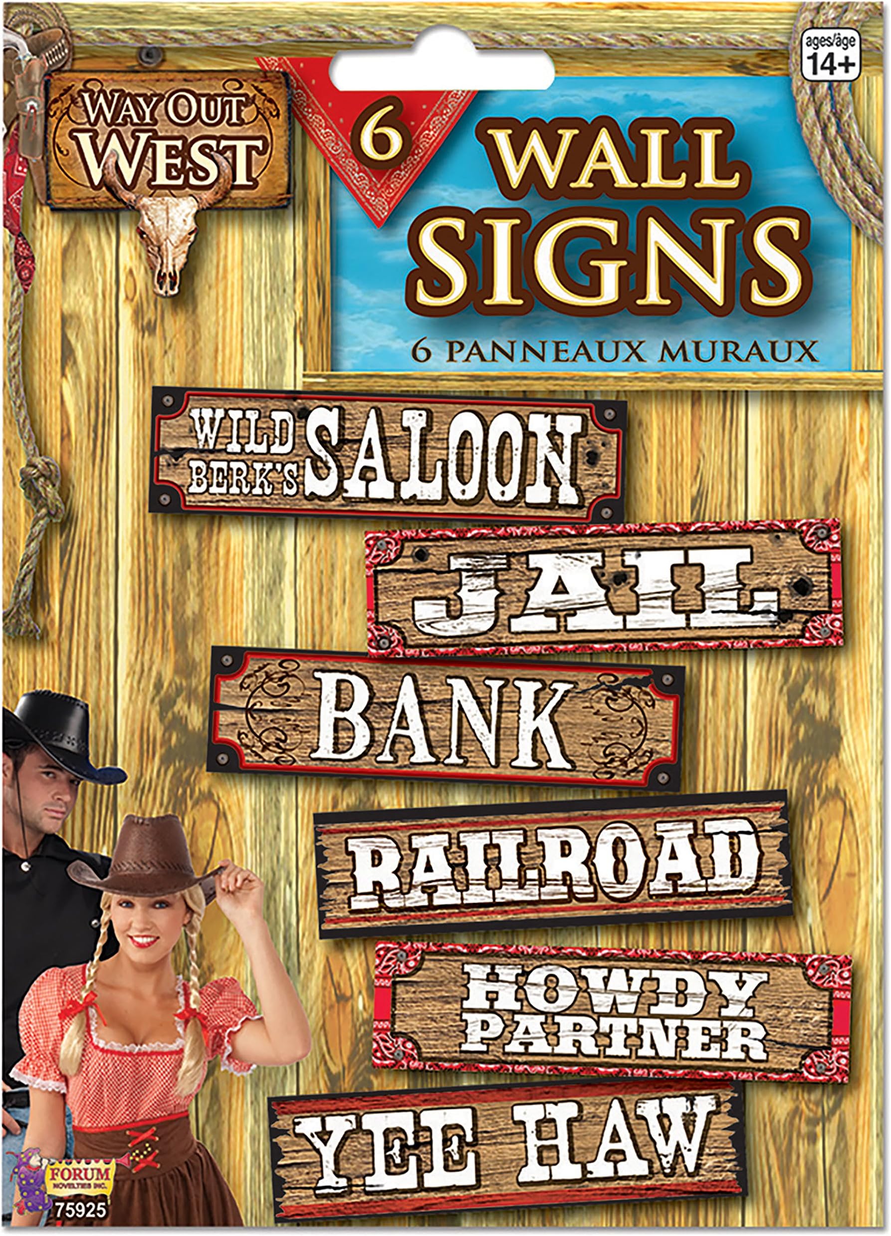 Way Out West Signs Cowboy Party Decoration Rodeo Western Party Decorations
