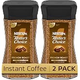 NESCAF&Eacute; Taster's Choice Instant Coffee, Dark Roast Coffee, French Roast, 2 Jars (7 Oz Each)
