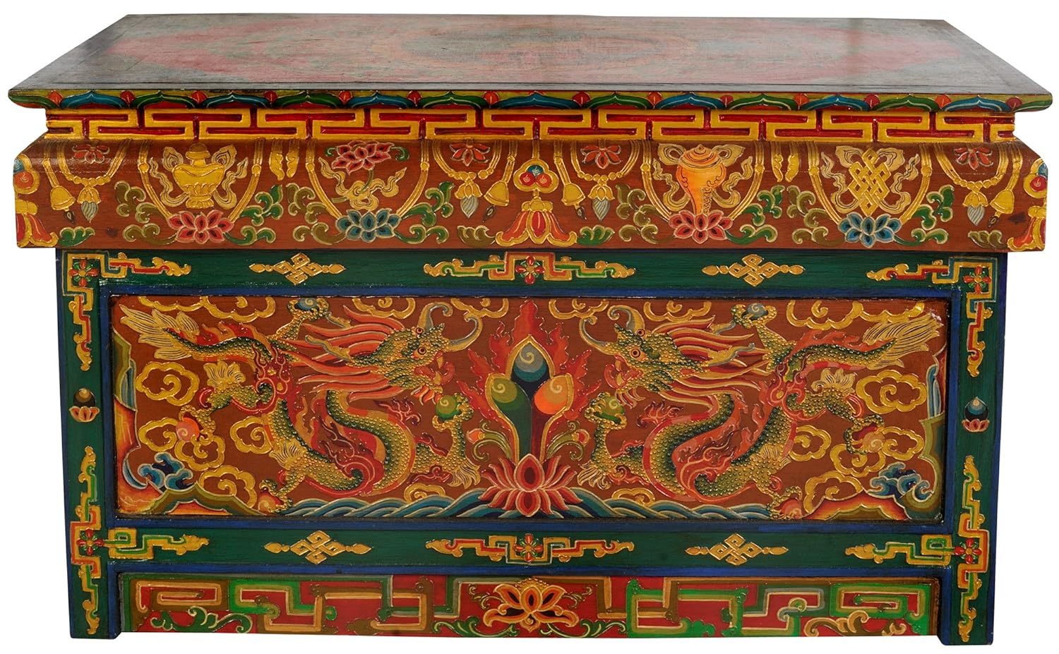 Buy Exotic India Tibetan Buddhist Altar Desk With Auspicious