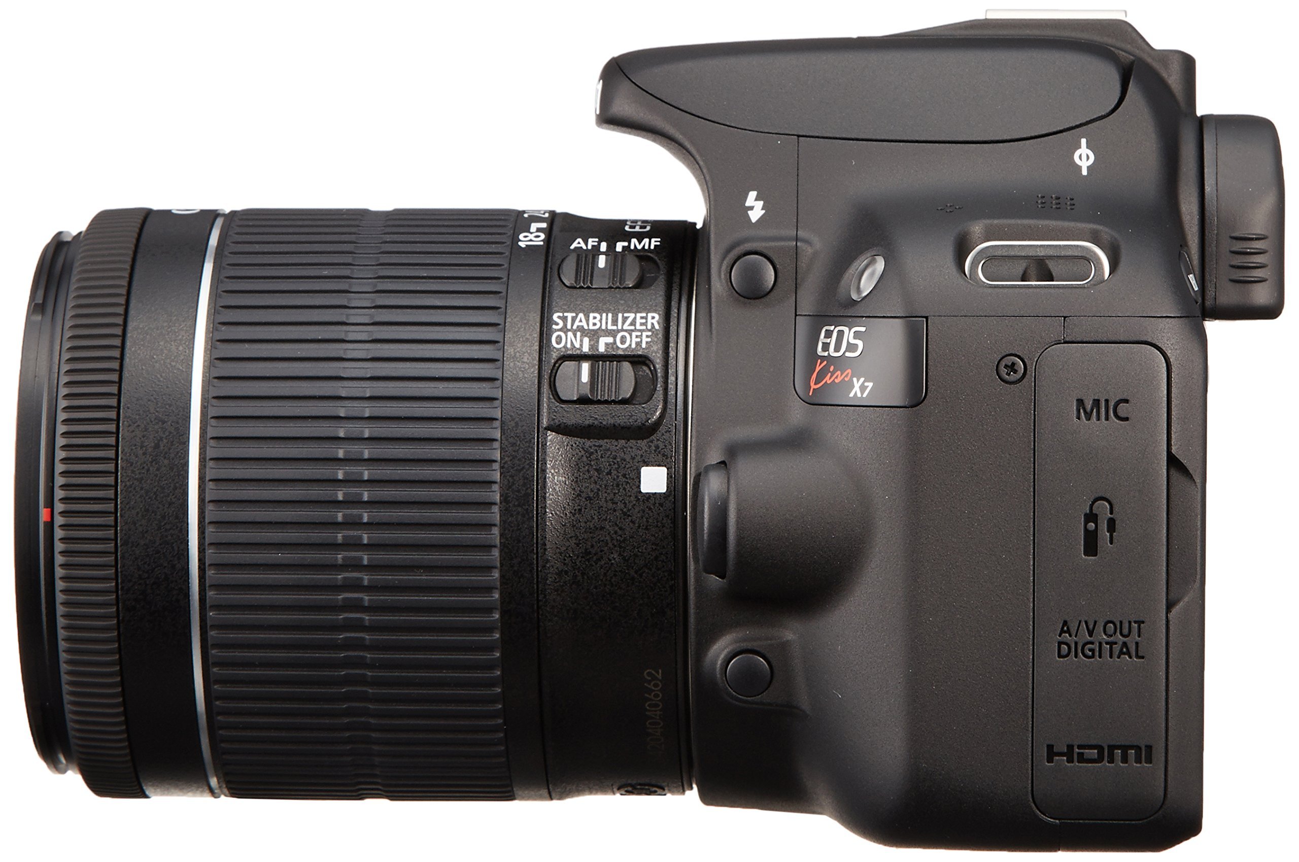 Canon DSLR Camera EOS Kiss X7 with EFS1855mm and EFS55250mm