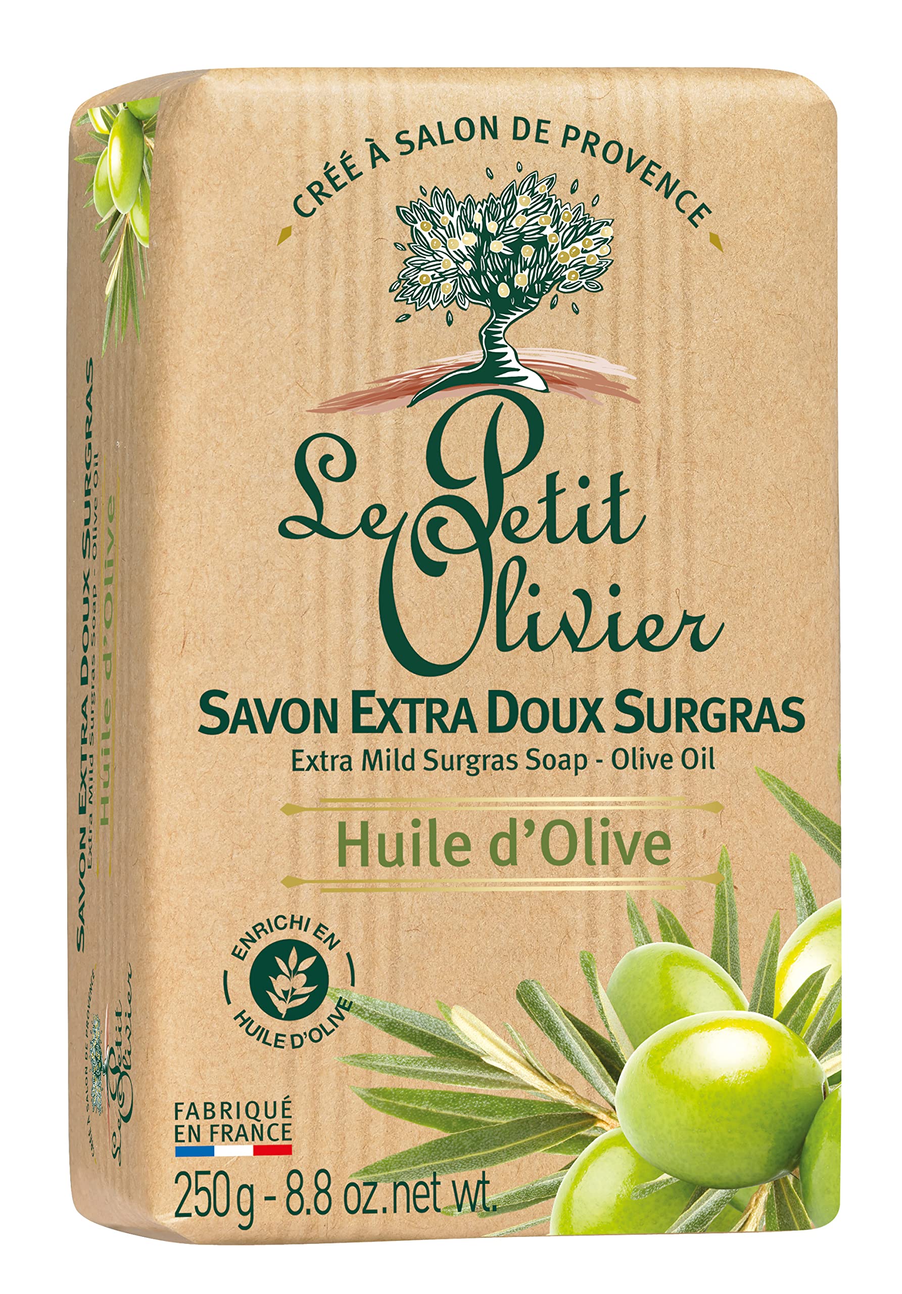 Le Petit Olivier 0005516 Hygiene Beauty Soap - Extra Soft - Olive Oil 250 g