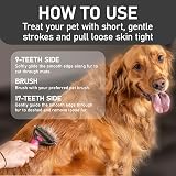 Maxpower Planet Double Sided Grooming Brush Pink for Cats Dogs view 5