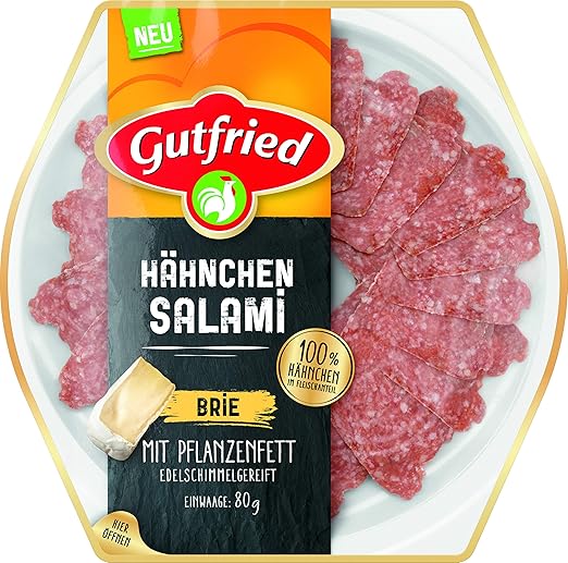 Gutfried HähnchenSalami edelschimmel klassik, 80 g Amazon.de