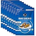WrawP Organic Veggie Wraps - ORIGINAL (2 BULK packages) Equal to 8 pack or 24 sheets SHELF STABLE, All Natural, Gluten Free, Paleo, Raw Vegan. Perfect for Wraps, flat bread, snack, chips