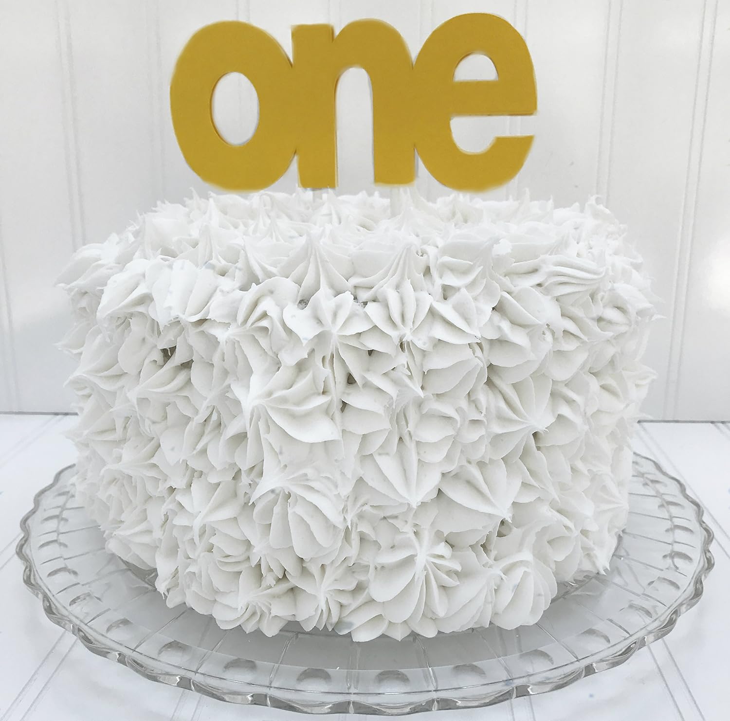 Amazon Com One Birthday Cake Topper 1st Birthday Yellow Fellow