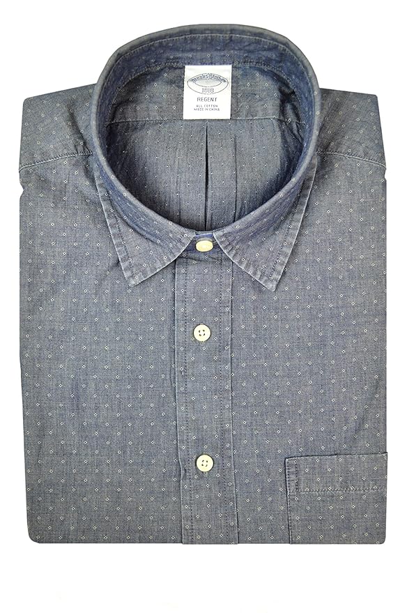 Buy Brooks Brothers Men's Regent Fit All Cotton Non Iron Dress Shirt