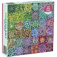 Galison Sukkulenten Puzzle – 500 Teile, Farbenfrohes Pflanzen-Motiv, 50x50 Cm Fertig
