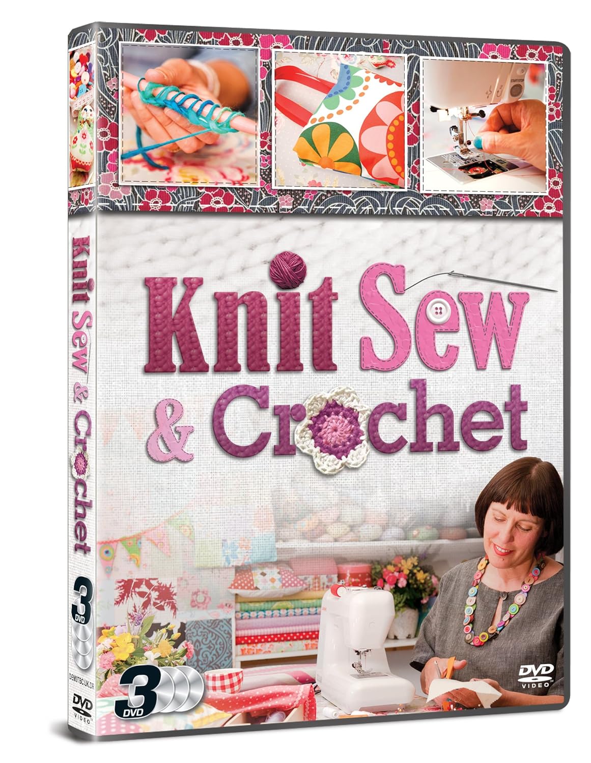How To Knit, Sew & Crochet [3 DVD SET] Amazon.co.uk DVD & Bluray
